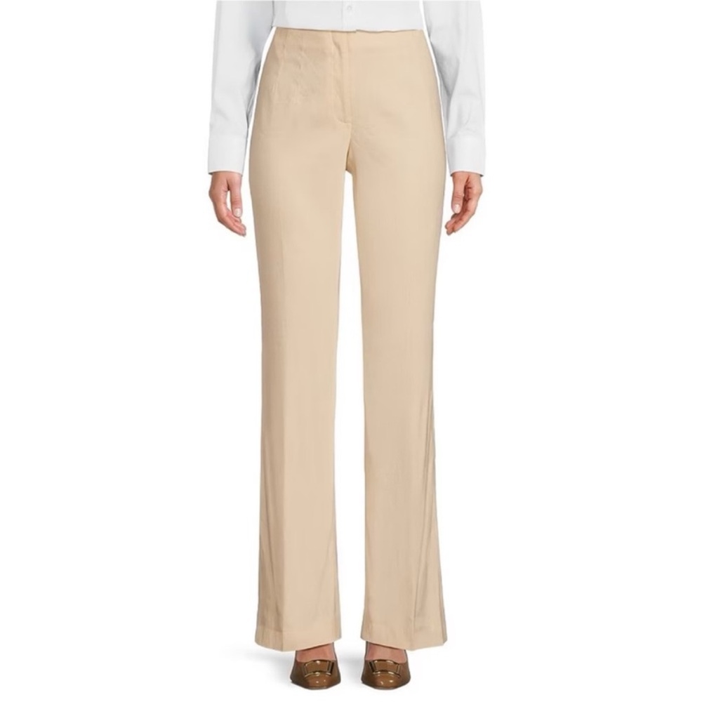 Antonio Melani Kendall Straight Stretch Linen Blend Pant